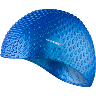 Шапка для плавання Aqua Speed BUBBLE 102-01 Блакитна (5908217635730) - Інтернет-магазин спільних покупок ToGether