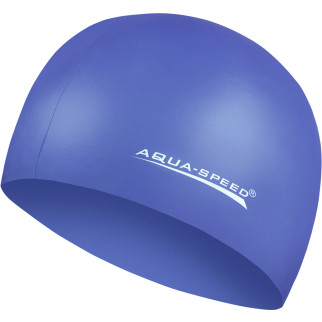 Шапка для плавання Aqua Speed MEGA 100-17 Синій (5908217635495) - Інтернет-магазин спільних покупок ToGether