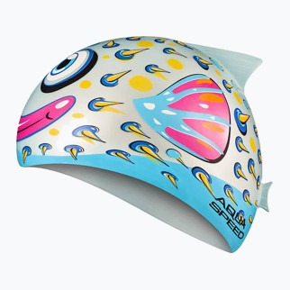 Шапка для плавання Aqua Speed ZOO FISH 8691 (115-02-fish) сірий Діт OSFM (5908217686916) - Інтернет-магазин спільних покупок ToGether
