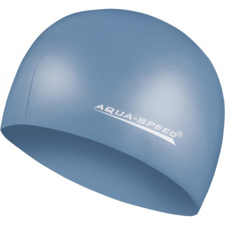 Шапка для плавання Aqua Speed MEGA 100-22 (100-22) синій металік Уні(5908217635525) - Інтернет-магазин спільних покупок ToGether
