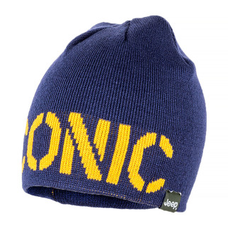 Чоловіча Шапка JEEP ICONIC TRICOT HAT J22W Синій One size (O102598-K877) - Інтернет-магазин спільних покупок ToGether