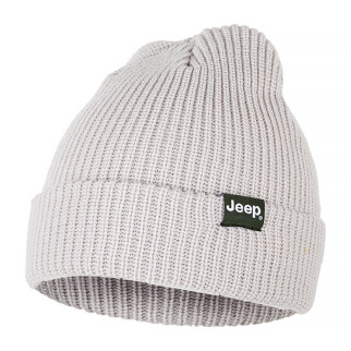 Чоловіча Шапка JEEP RIBBED TRICOT HAT WITH CUFF J22W Сірий One size (O102600-J863) - Інтернет-магазин спільних покупок ToGether