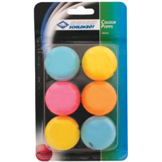 М'ячі Donic Color popps 6шт 649015 - Інтернет-магазин спільних покупок ToGether