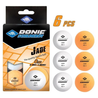 М'ячі Donic Jade ball 40+ 6 шт white+orange 608509 - Інтернет-магазин спільних покупок ToGether