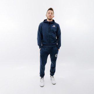 Чоловіча Куртка New Balance Essentials Stacked Logo FZ Синій XL (7dMJ31536NNY XL) - Інтернет-магазин спільних покупок ToGether