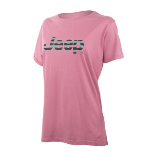 Жіноча Футболка JEEP T-SHIRT OVERSIZE Striped Print Turn Фіолетовий M (O102611-P490 M) - Інтернет-магазин спільних покупок ToGether