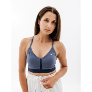 Жіночий Топ Nike W NK INDY BRA V-NECK Синій  XS (7dCZ4456-491 XS) - Інтернет-магазин спільних покупок ToGether