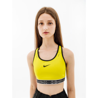 Жіночий Топ Nike W NK SWSH ON THE RUN BRA Салатовий  M (7dDV9914-308 M) - Інтернет-магазин спільних покупок ToGether