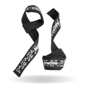Лямки для тяги MadMax Camo Power Wrist Straps Camo/White - Інтернет-магазин спільних покупок ToGether