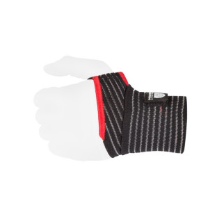 Кистьові бинти Power System PS-6000 Elastic Wrist Support Black/Red - Інтернет-магазин спільних покупок ToGether