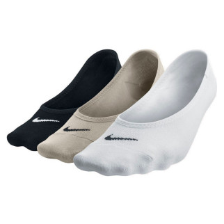 Шкарпетки Nike Women's Everyday Lightweight Footie 3-pack 38-42 black/beige/white SX4863-900 - Інтернет-магазин спільних покупок ToGether