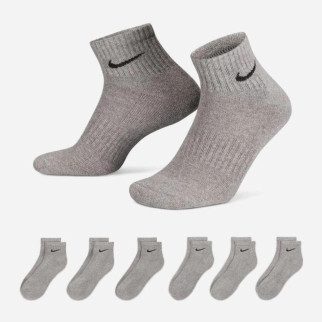 Чоловічі Шкарпетки Nike U NK EVERYDAY CSH ANKL 6PR 132 Сірий 38-42 (SX7669-064 38-42) - Інтернет-магазин спільних покупок ToGether
