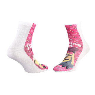 Шкарпетки Minions Minion And Heart 1-pack 36-41 white/pink 17890635-1 - Інтернет-магазин спільних покупок ToGether