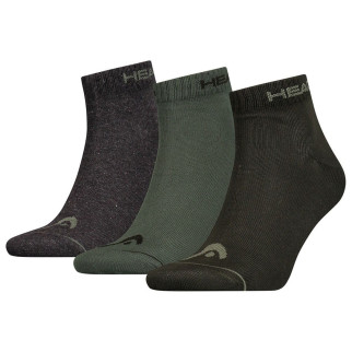 Шкарпетки Head QUARTER 3P UNISEX зелений, темно-зелений, антрацит 35-38 (761011001-008 35-38) - Інтернет-магазин спільних покупок ToGether