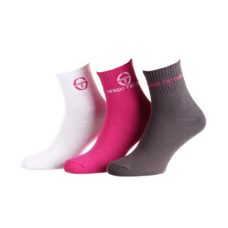 Шкарпетки Sergio Tacchini 3-pack 36-41 white/gray/pink 13841244-2 - Інтернет-магазин спільних покупок ToGether