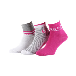 Шкарпетки Sergio Tacchini 3-pack 36-41 white/pink/gray 13898215-1 - Інтернет-магазин спільних покупок ToGether