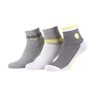 Шкарпетки Sergio Tacchini 3-pack 36-41 white/yellow/gray 13898215-2 - Інтернет-магазин спільних покупок ToGether