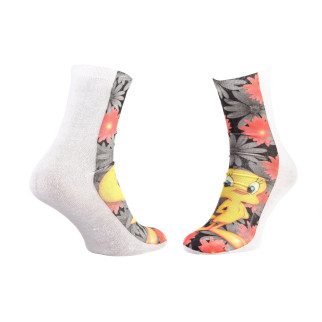 Шкарпетки Looney Tunes Tweety  Fleur 1-pack 36-41 white/gray 17890935-1 - Інтернет-магазин спільних покупок ToGether