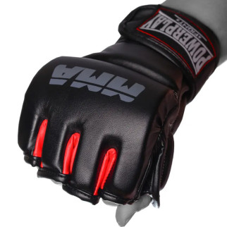 Рукавиці для MMA PowerPlay 3053 Чорно-Червоні L/XL - Інтернет-магазин спільних покупок ToGether