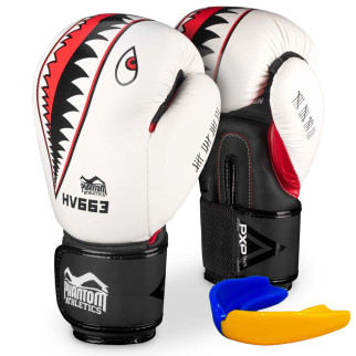 Боксерські рукавиці Phantom Fight Squad WEISS White 14 унцій (капа в подарунок) - Інтернет-магазин спільних покупок ToGether