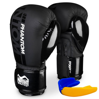 Боксерські рукавиці Phantom APEX Speed Black 16 унцій (капа в подарунок) - Інтернет-магазин спільних покупок ToGether