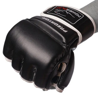 Рукавиці для MMA PowerPlay 3056 Чорні XL - Інтернет-магазин спільних покупок ToGether