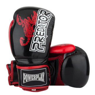 Боксерські рукавиці PowerPlay 3007 Scorpio Чорні карбон 14 унцій - Інтернет-магазин спільних покупок ToGether