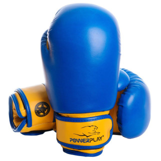 Боксерські рукавиці PowerPlay 3004 JR Classic Синьо-Жовті 6 унцій - Інтернет-магазин спільних покупок ToGether
