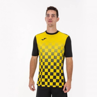 Футболка Joma FLAG II T-SHIRT BLACK-YELLOW S/S чорний,жовтий S 101465BV.109 S - Інтернет-магазин спільних покупок ToGether