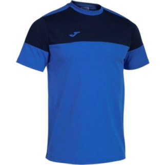 Чоловіча футболка Joma CREW V Синій Темно-синій S (103296.703) - Інтернет-магазин спільних покупок ToGether
