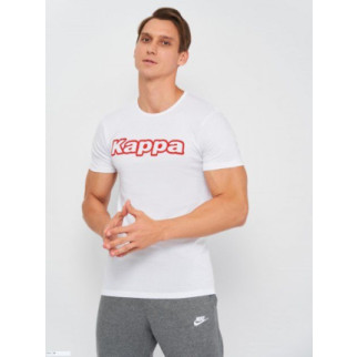 Футболка Kappa T-shirt Mezza Manica Girocollo stampa logo petto білий L Чоловік K1335 Bianco-L - Інтернет-магазин спільних покупок ToGether