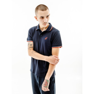 Чоловіча Футболка AUSTRALIAN 2-STRIPE PIQUE' POLO S-FIT Синій L (7dLSUPO0004-200C L) - Інтернет-магазин спільних покупок ToGether