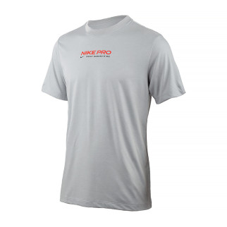 Чоловіча Футболка Nike M NK DF TEE DB NK PRO 2 Сірий XL (DM5677-077 XL) - Інтернет-магазин спільних покупок ToGether