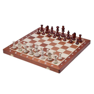 Елітні дерев'яні шахи турнірні з обважувачем №6 для подарункових змагань 53 х 53 см Madon (96) - Інтернет-магазин спільних покупок ToGether