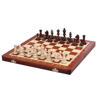 Елітні дерев'яні шахи турнірні №3 для подарункових змагань 35 х 35 см Madon (93) - Інтернет-магазин спільних покупок ToGether