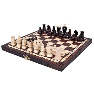 Оригінальні шахи дерев'яні з натурального дерева на подарунок MADON ROYAL MAXI 31 на 31 см (151) - Інтернет-магазин спільних покупок ToGether