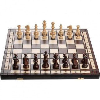 Набір шахи 2в1 дерев'яні комплект подарункові з натурального дерева на подарунок 50 на 50 MADON (165) - Інтернет-магазин спільних покупок ToGether