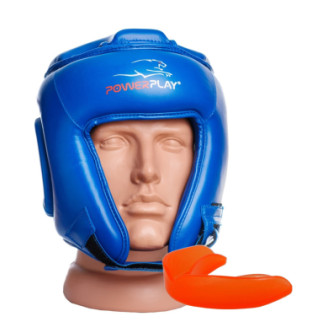 Боксерський шолом турнірний PowerPlay 3045 Синій XL - Інтернет-магазин спільних покупок ToGether