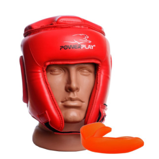 Боксерський шолом турнірний PowerPlay 3045 Червоний S - Інтернет-магазин спільних покупок ToGether
