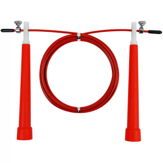 Швидкісна скакалка EasyFit Speed Cable Rope 3 м зі стальним тросом червона - Інтернет-магазин спільних покупок ToGether