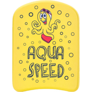 Дошка для плавання Aqua Speed KIDDIE Kickboard Octopus 6897 (186-octopus) 31 x 23 x 2.4 см Жовтий (5908217668974) - Інтернет-магазин спільних покупок ToGether