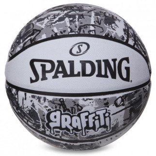 М'яч баскетбольний гумовий №7 SPALDING GRAFFITI  Multicolor (84375Z) - Інтернет-магазин спільних покупок ToGether