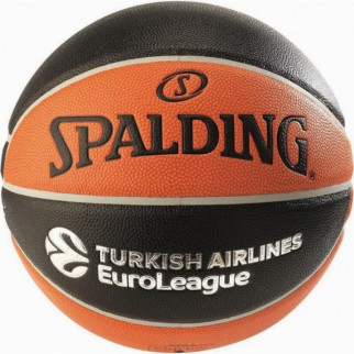 М'яч баскетбольний Spalding Euroleague varsity TF-150 помаранчевий, чорний Уні 6 84507Z - Інтернет-магазин спільних покупок ToGether