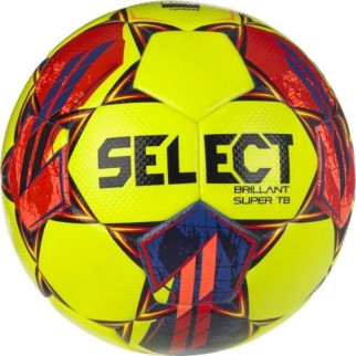 М'яч футбольний Select BRILLANT SUPER FIFA TB v23 жовтий, червоний Уні 5 011496-028 5 - Інтернет-магазин спільних покупок ToGether