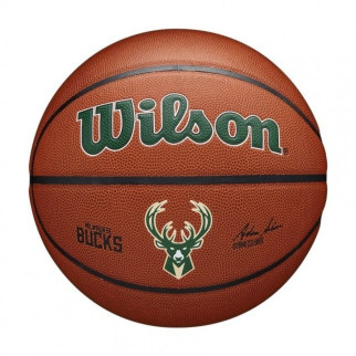 М'яч баскетбольний Wilson NBA Team Alliance Bskt Mil Bucks размер 7 Amber (WTB3100XBMIL) - Інтернет-магазин спільних покупок ToGether