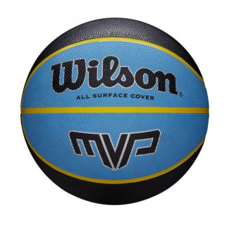 М'яч баскетбольний Wilson MVP 295 Size 7 Black/Blue (WTB9019XB07) - Інтернет-магазин спільних покупок ToGether