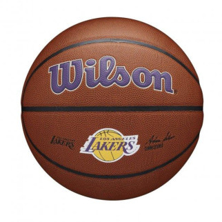 М'яч баскетбольний Wilson NBA Team Alliance Basketball(WTB3100XBLAL - Los Angeles Lakers) 7 - Інтернет-магазин спільних покупок ToGether