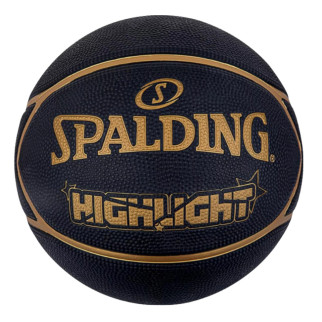 М'яч баскетбольний Spalding Highlight Чорний, Золотий Уні 7 (84355Z) - Інтернет-магазин спільних покупок ToGether