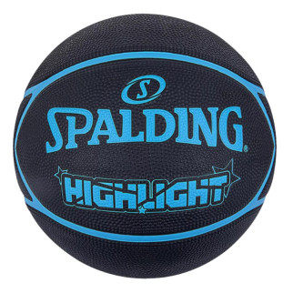 М'яч баскетбольний Spalding Highlight Чорний, Cиній Уні 7 (84356Z) - Інтернет-магазин спільних покупок ToGether