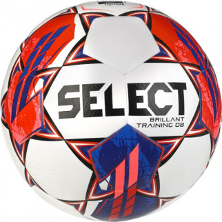 М'яч футбольний Select BRILLANT TRAINING DB v23 Білий, Червоний Уні 5 (086516-165) - Інтернет-магазин спільних покупок ToGether